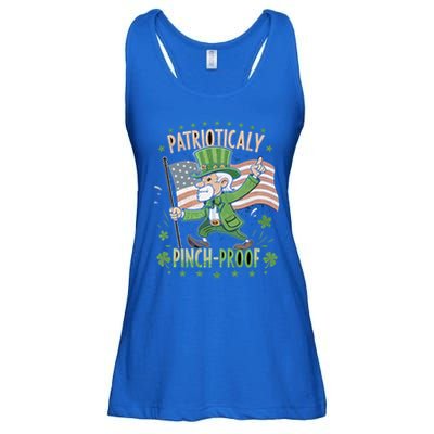 Pinchproof St Patrick’S Day Proud Irishamerican Flag Cute Gift Ladies Essential Flowy Tank