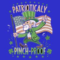 Pinchproof St Patrick’S Day Proud Irishamerican Flag Cute Gift 16 in Basic Backpack