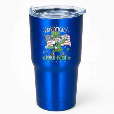 Pinchproof St Patrick’S Day Proud Irishamerican Flag Cute Gift Tumbler