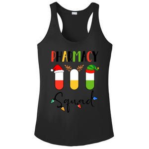 Pharmacy Squad Pills Santa Elf Reindeer Pharmacist Xmas Gift Ladies PosiCharge Competitor Racerback Tank