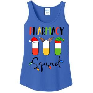 Pharmacy Squad Pills Santa Elf Reindeer Pharmacist Xmas Gift Ladies Essential Tank