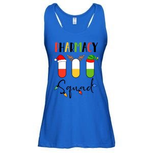 Pharmacy Squad Pills Santa Elf Reindeer Pharmacist Xmas Gift Ladies Essential Flowy Tank