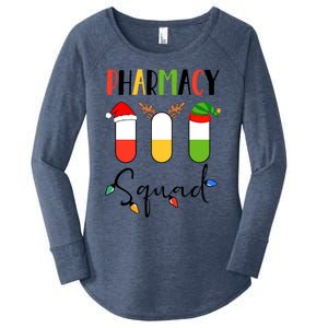 Pharmacy Squad Pills Santa Elf Reindeer Pharmacist Xmas Gift Women's Perfect Tri Tunic Long Sleeve Shirt