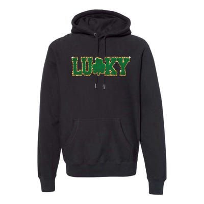 Patch St Patricks Day Premium Hoodie