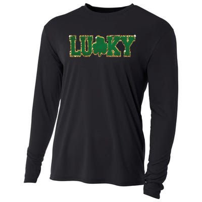 Patch St Patricks Day Cooling Performance Long Sleeve Crew