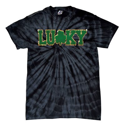 Patch St Patricks Day Tie-Dye T-Shirt