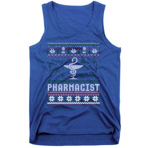 Pharmacy Student Pharmacist Ugly Christmas Xmas Sweater Gift Tank Top