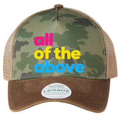 Pansexual Subtle Pan All Of The Above Lgbtq Pride Month Legacy Tie Dye Trucker Hat