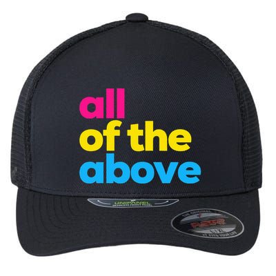 Pansexual Subtle Pan All Of The Above Lgbtq Pride Month Flexfit Unipanel Trucker Cap