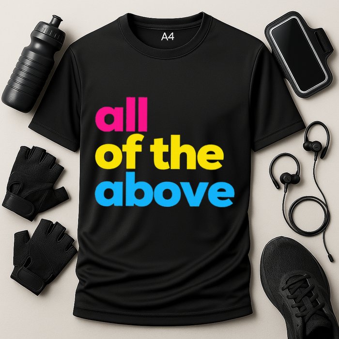 Pansexual Subtle Pan All Of The Above Lgbtq Pride Month Cooling Performance Crew T-Shirt