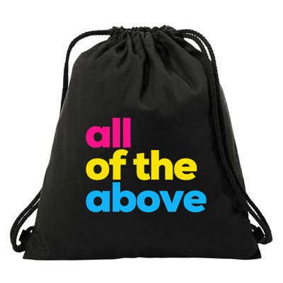 Pansexual Subtle Pan All Of The Above Lgbtq Pride Month Drawstring Bag