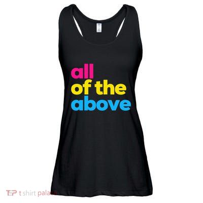 Pansexual Subtle Pan All Of The Above Lgbtq Pride Month Ladies Essential Flowy Tank