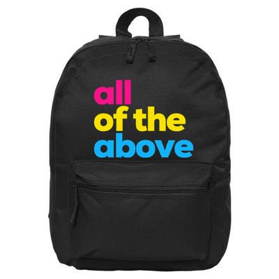 Pansexual Subtle Pan All Of The Above Lgbtq Pride Month 16 in Basic Backpack