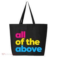 Pansexual Subtle Pan All Of The Above Lgbtq Pride Month 25L Jumbo Tote