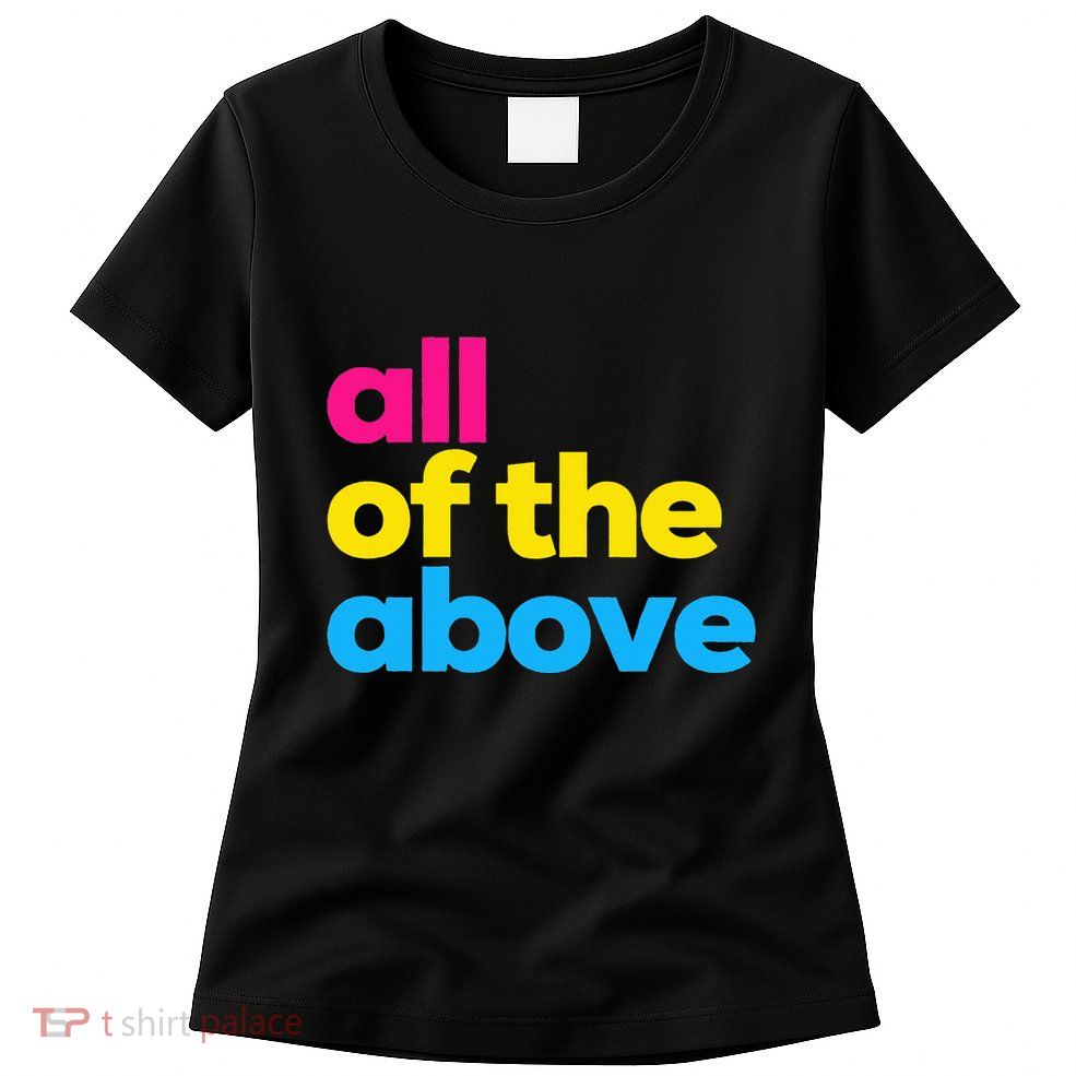 Pansexual Subtle Pan All Of The Above Lgbtq Pride Month Womens T-Shirt