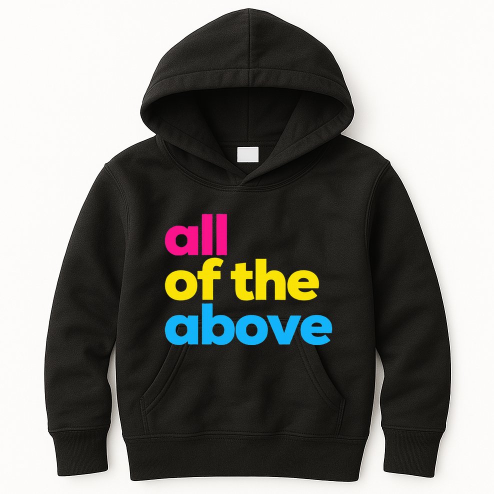 Pansexual Subtle Pan All Of The Above Lgbtq Pride Month Kids Hoodie