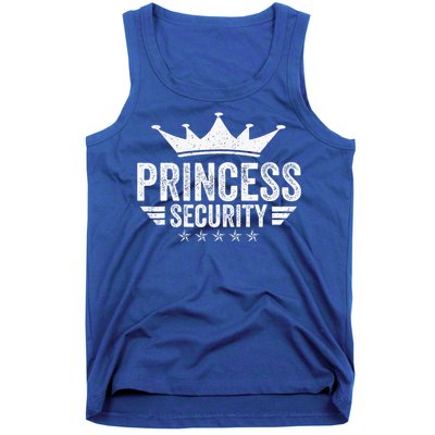 Princess Security Parents Dads Moms Tank Top