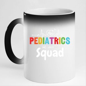 Pediatrics Squad Pediatrician Pediatric Nurse Meaningful Gift 11oz Black Color Changing Mug