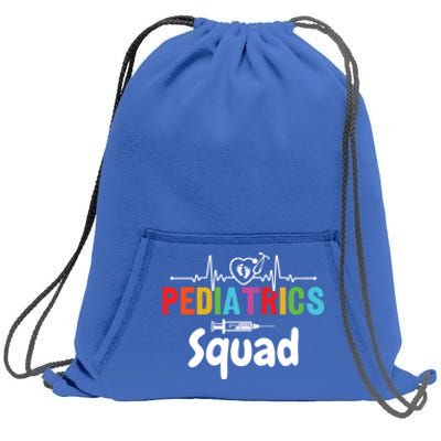 Pediatrics Squad Pediatrician Pediatric Nurse Meaningful Gift Sweatshirt Cinch Pack Bag