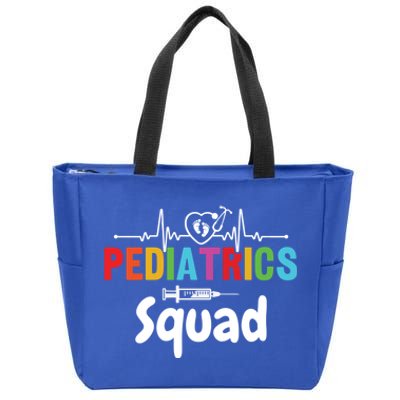 Pediatrics Squad Pediatrician Pediatric Nurse Meaningful Gift Zip Tote Bag