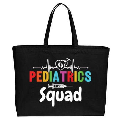 Pediatrics Squad Pediatrician Pediatric Nurse Meaningful Gift Cotton Canvas Jumbo Tote