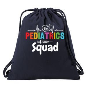 Pediatrics Squad Pediatrician Pediatric Nurse Meaningful Gift Drawstring Bag