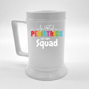 Pediatrics Squad Pediatrician Pediatric Nurse Meaningful Gift Beer Stein