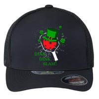 Pickleball St Patricks Day Leprechaun Dink Dink Slam Flexfit Unipanel Trucker Cap