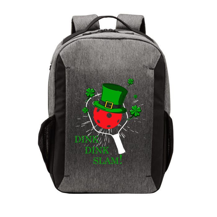 Pickleball St Patricks Day Leprechaun Dink Dink Slam Vector Backpack