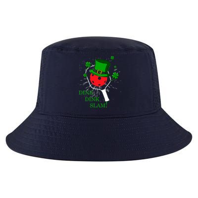 Pickleball St Patricks Day Leprechaun Dink Dink Slam Cool Comfort Performance Bucket Hat