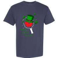 Pickleball St Patricks Day Leprechaun Dink Dink Slam Garment-Dyed Heavyweight T-Shirt