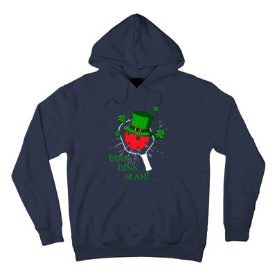 Pickleball St Patricks Day Leprechaun Dink Dink Slam Hoodie