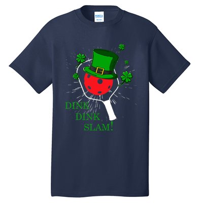 Pickleball St Patricks Day Leprechaun Dink Dink Slam Tall T-Shirt