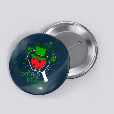 Pickleball St Patricks Day Leprechaun Dink Dink Slam Button