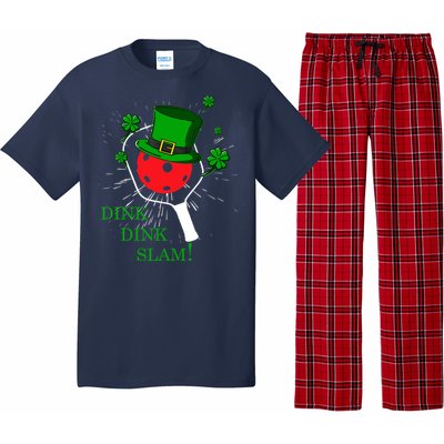 Pickleball St Patricks Day Leprechaun Dink Dink Slam Pajama Set