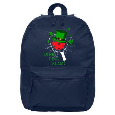 Pickleball St Patricks Day Leprechaun Dink Dink Slam 16 in Basic Backpack
