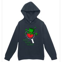 Pickleball St Patricks Day Leprechaun Dink Dink Slam Urban Pullover Hoodie