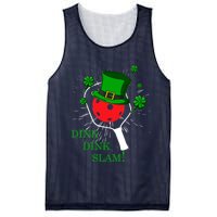 Pickleball St Patricks Day Leprechaun Dink Dink Slam Mesh Reversible Basketball Jersey Tank