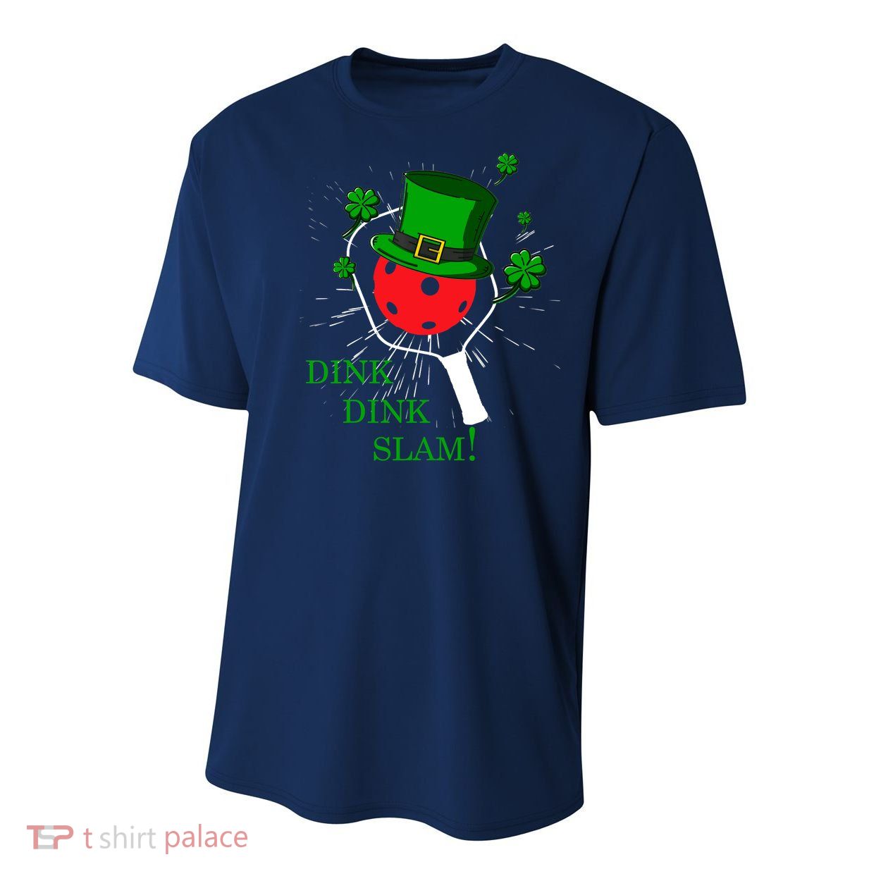 Pickleball St Patricks Day Leprechaun Dink Dink Slam Youth Performance Sprint T-Shirt