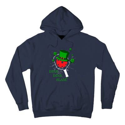 Pickleball St Patricks Day Leprechaun Dink Dink Slam Tall Hoodie