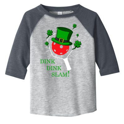 Pickleball St Patricks Day Leprechaun Dink Dink Slam Toddler Fine Jersey T-Shirt