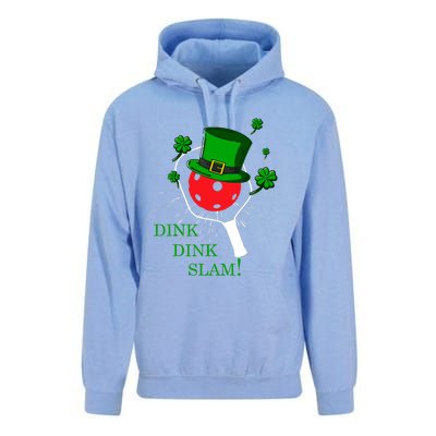 Pickleball St Patricks Day Leprechaun Dink Dink Slam Unisex Surf Hoodie