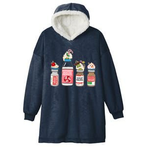 Pumpkin Spice Propofol Ativan Haldol Halloween Nurse Er Ed Cute Gift Hooded Wearable Blanket