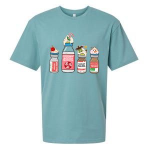 Pumpkin Spice Propofol Ativan Haldol Halloween Nurse Er Ed Cute Gift Sueded Cloud Jersey T-Shirt