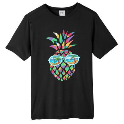 Pineapple Sunglasses Tall Fusion ChromaSoft Performance T-Shirt