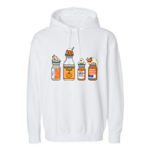 Pumpkin Spice Propofol Ativan Versed Haldol Nurse Halloween Garment-Dyed Fleece Hoodie