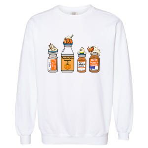 Pumpkin Spice Propofol Ativan Versed Haldol Nurse Halloween Garment-Dyed Sweatshirt