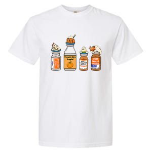 Pumpkin Spice Propofol Ativan Versed Haldol Nurse Halloween Garment-Dyed Heavyweight T-Shirt