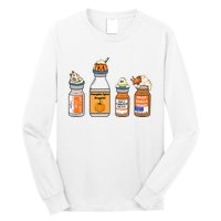 Pumpkin Spice Propofol Ativan Versed Haldol Nurse Halloween Long Sleeve Shirt