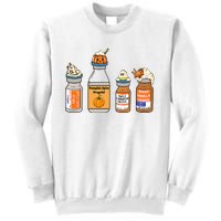 Pumpkin Spice Propofol Ativan Versed Haldol Nurse Halloween Sweatshirt